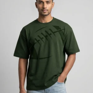 Forest Claw Graphic Drop Shoulder T-Shirt 02