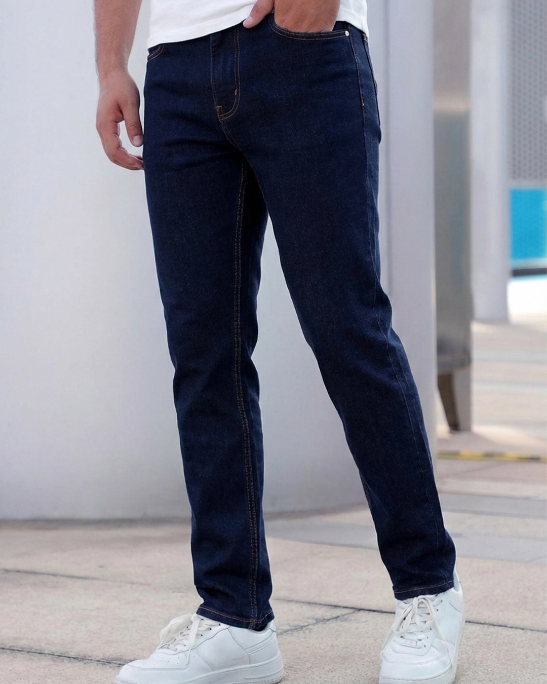 Dark Blue Jeans – Slim Fit