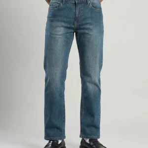 High-End Vintage Wash Jeans – Regular Fit