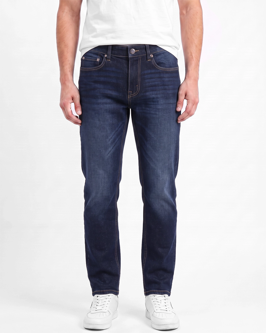 DEEN High-End Whisker Faded Jeans – Regular Fit - Image 2