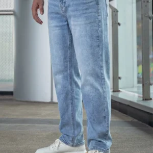 Acid Wash Blue Jeans – Regular Fit