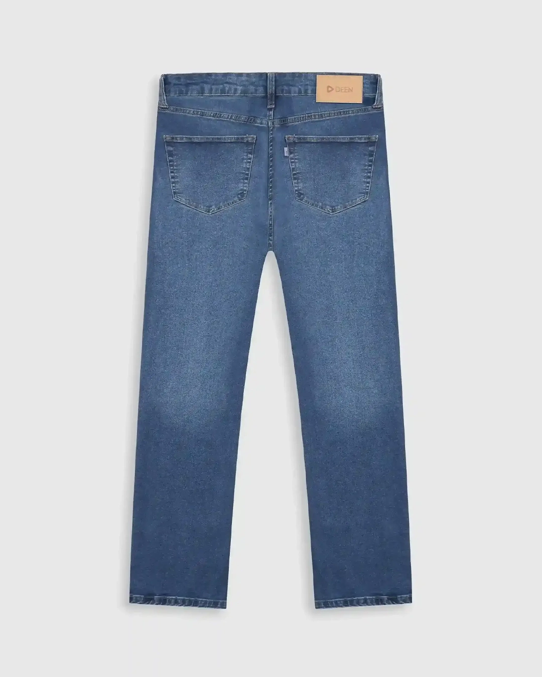 Mid Wash Blue Jeans – Regular Fit - Image 3
