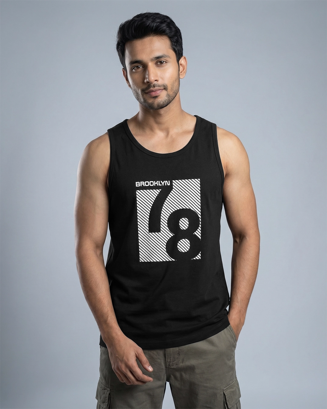 DEEN Black Relaxed Graphic Tank Top - Image 2