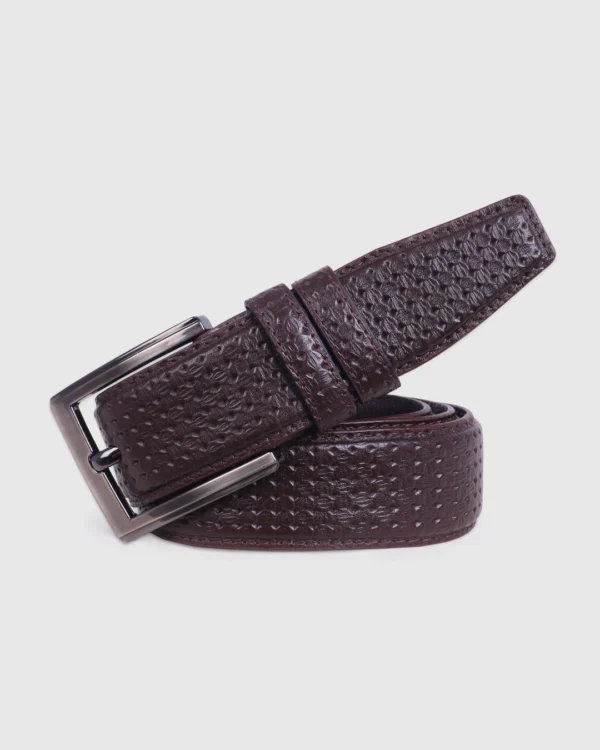 DEEN Brown Premium Leather Belt