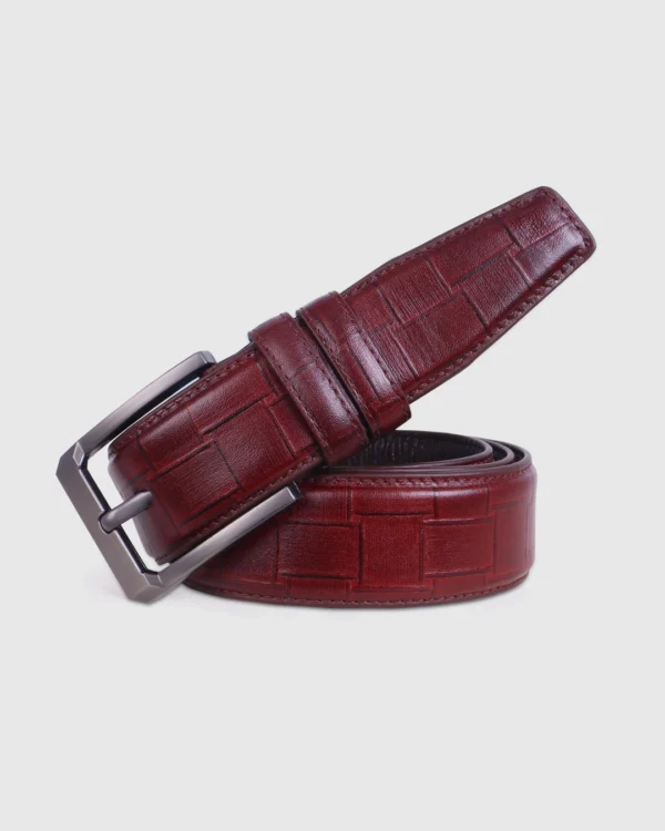 DEEN Brown Premium Leather Belt