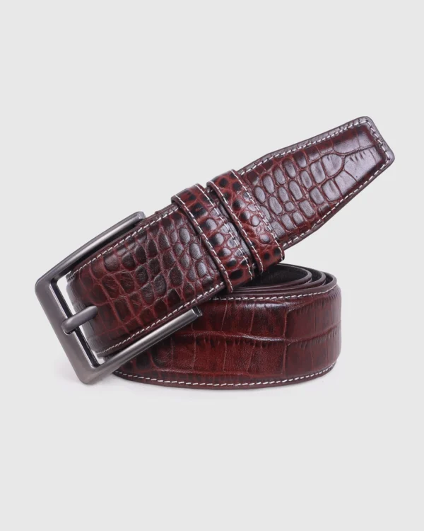 DEEN Chocolate Premium Leather Belt