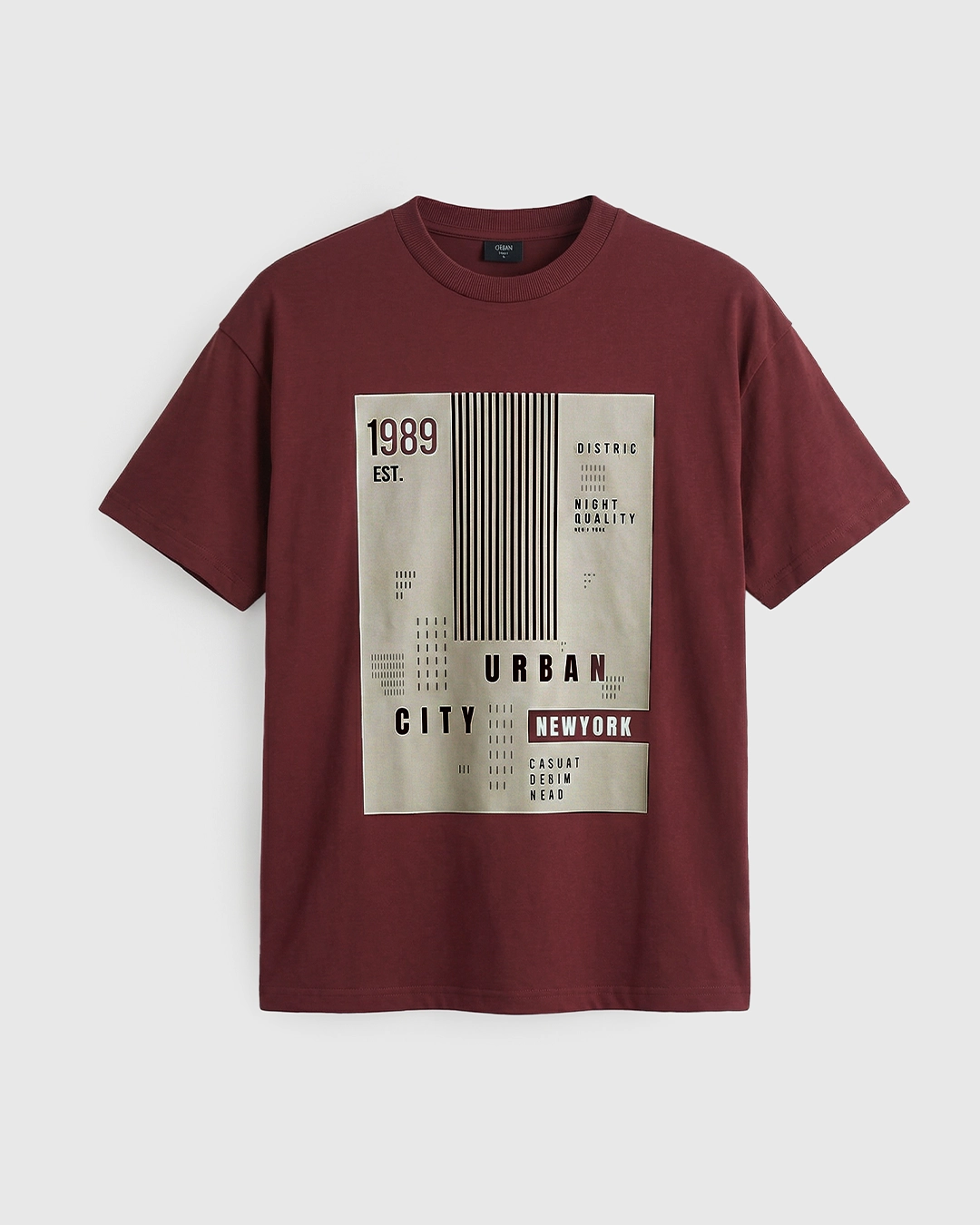 DEEN City Code Print Drop Shoulder T-Shirt