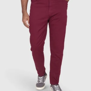 DEEN Maroon Twill Joggers Pant