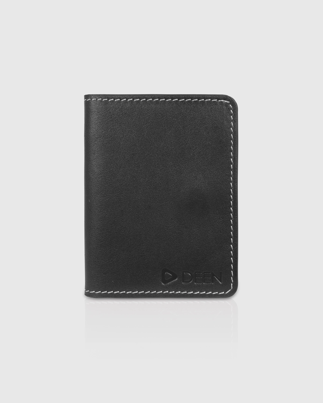 DEEN Compact Genuine Leather Card Holder