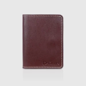 DEEN Executive Brown Leather Card Holder