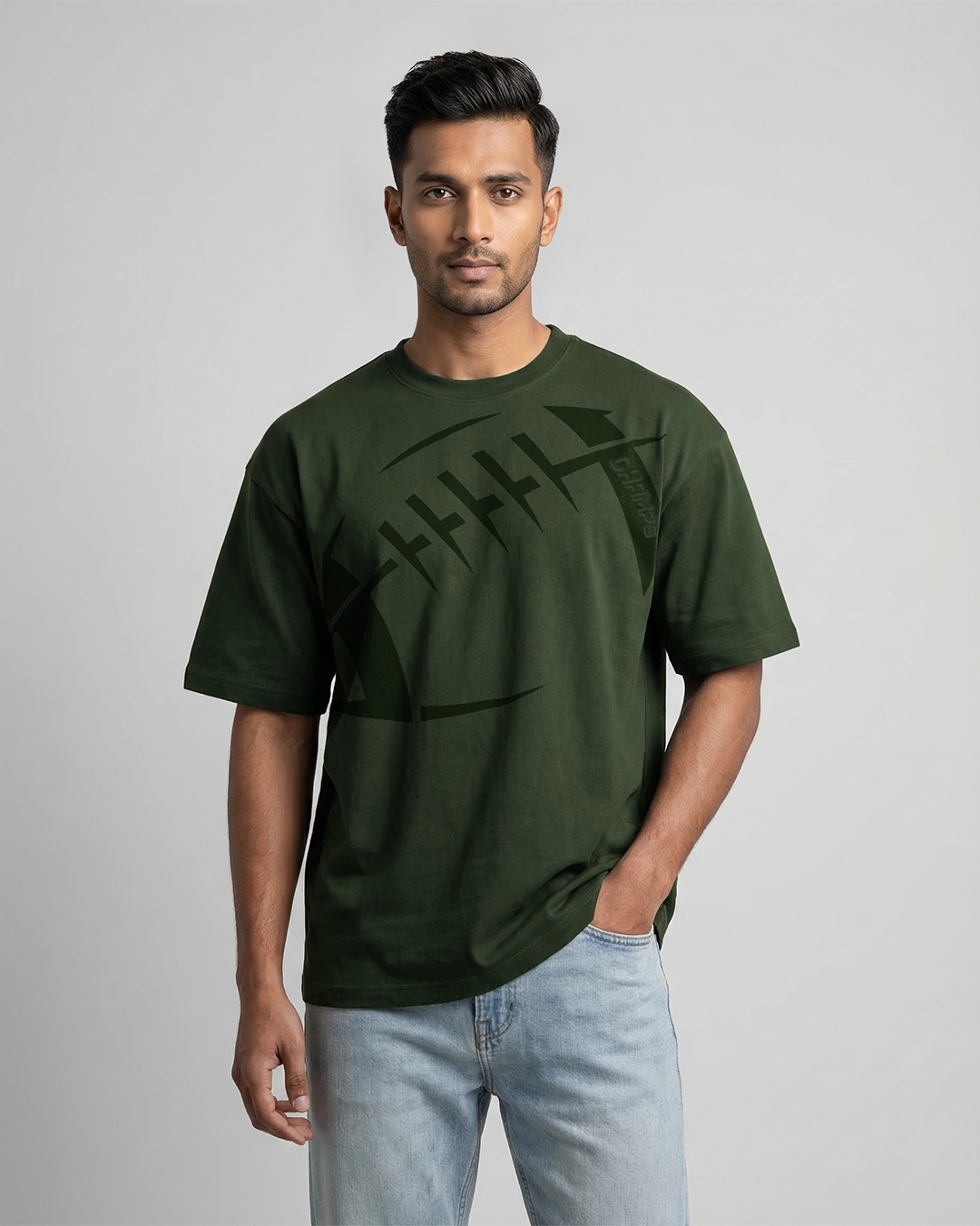 DEEN Forest Claw Graphic Drop Shoulder T-Shirt - Image 2