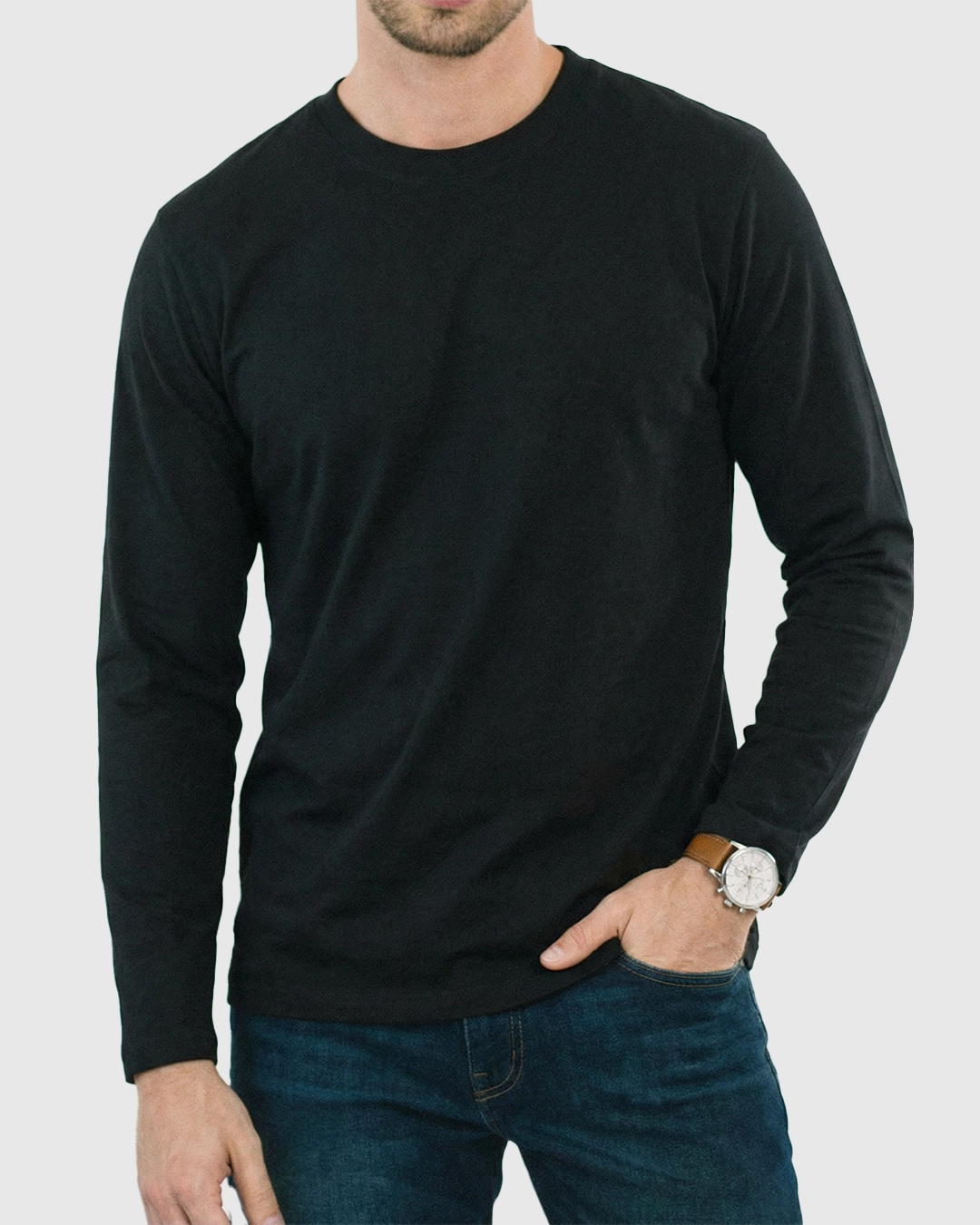 DEEN Full Sleeve Black T-shirt - Image 2