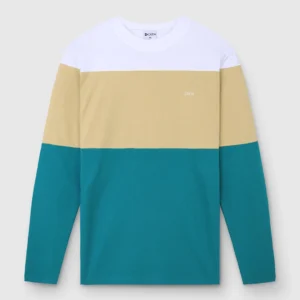 DEEN Full Sleeve Color-Block T-shirt