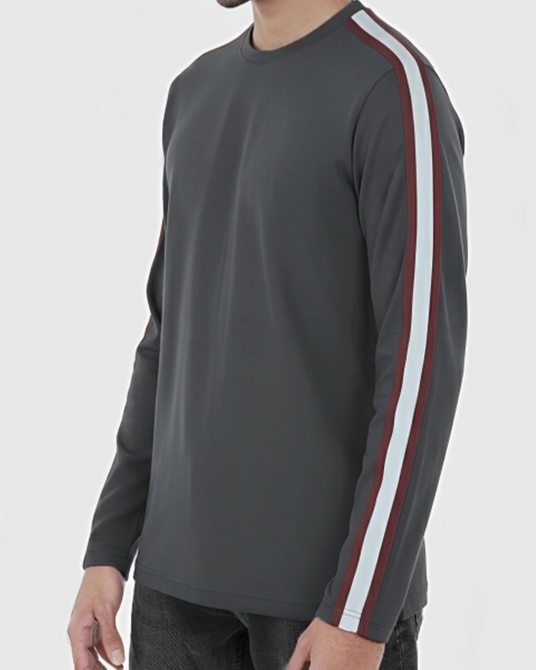 DEEN Full Sleeve Side-Stripe T-shirt - Image 2
