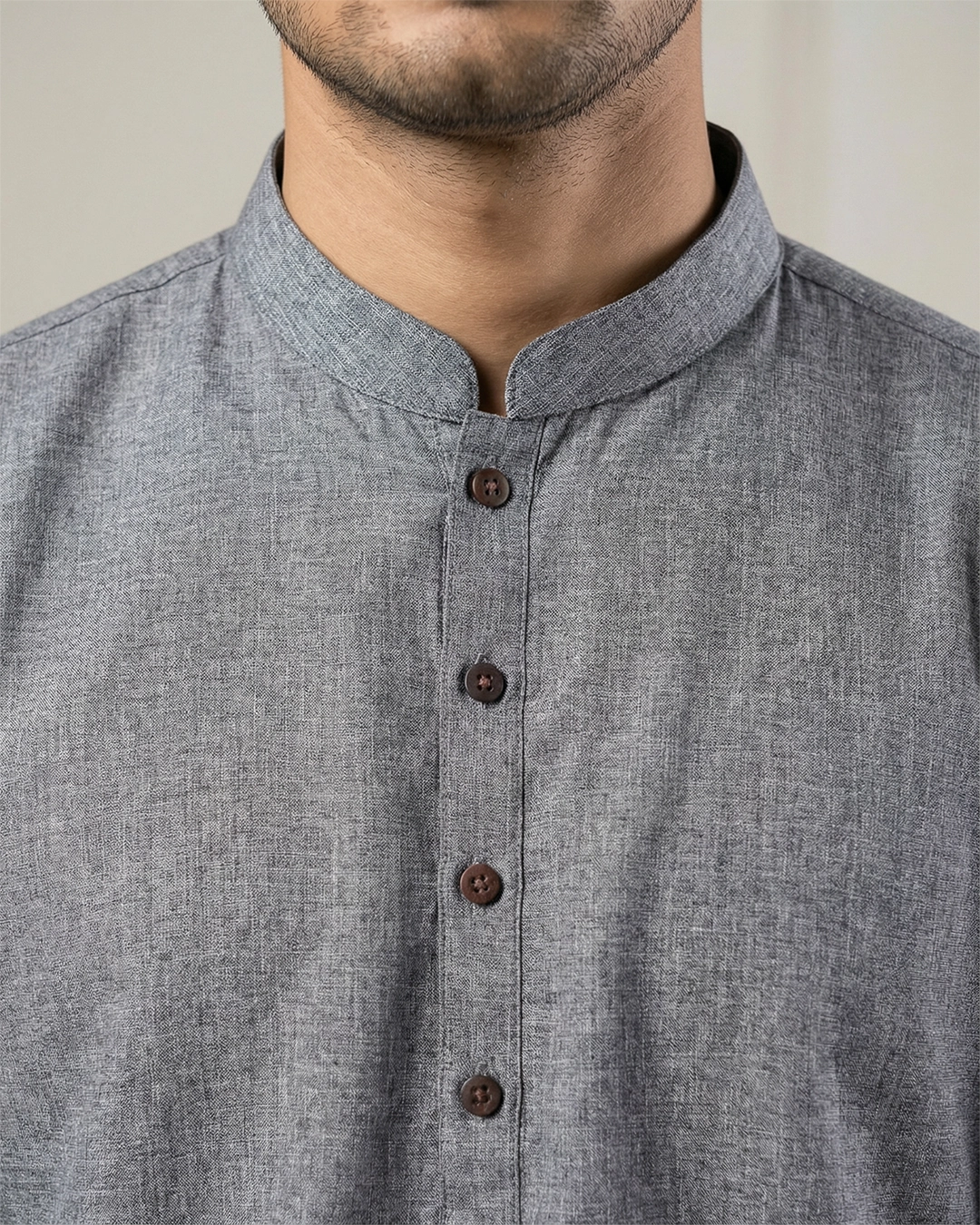 DEEN Grey Semi Formal Panjabi - Image 3