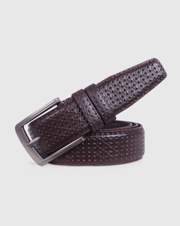 DEEN Brown Premium Leather Belt