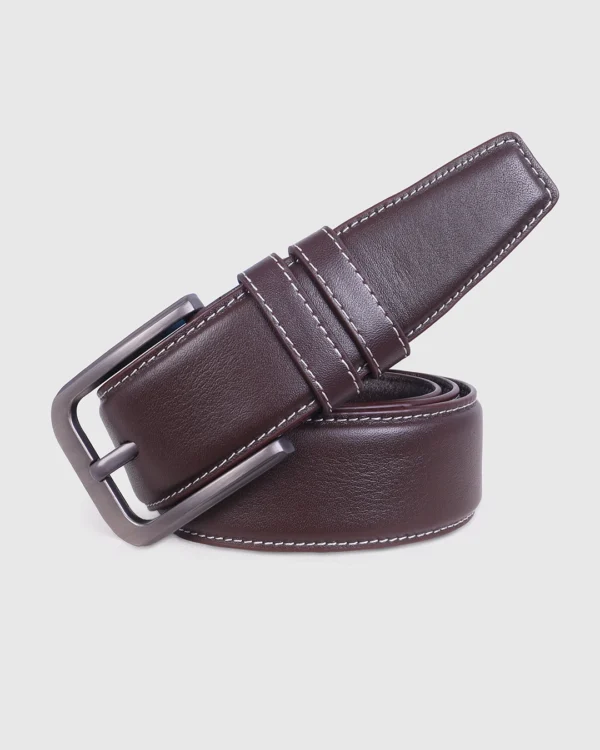 DEEN Chocolate Premium Leather Belt