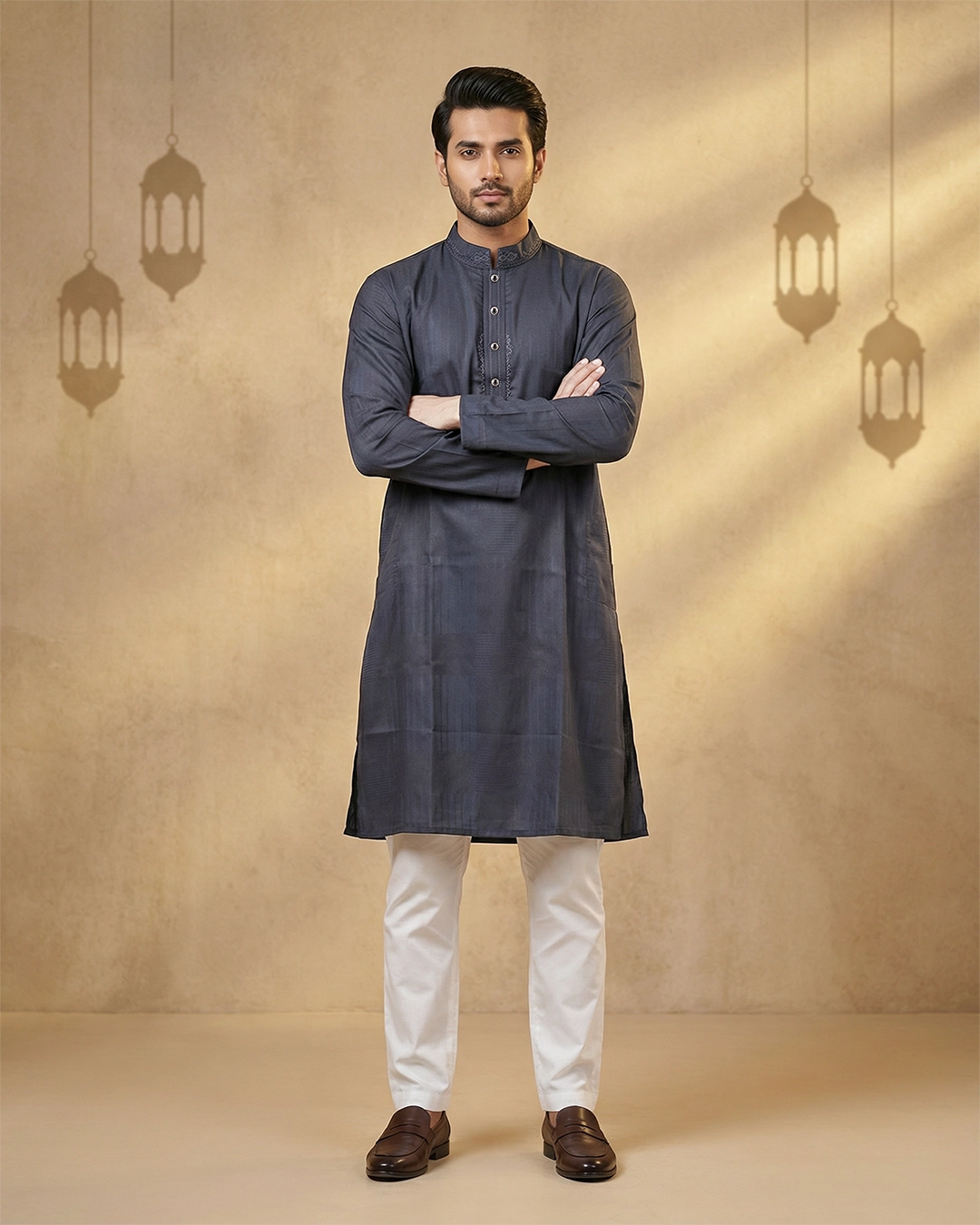 DEEN Mako Embroidered Panjabi - Image 2