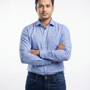DEEN Sky Blue Executive Formal Shirt