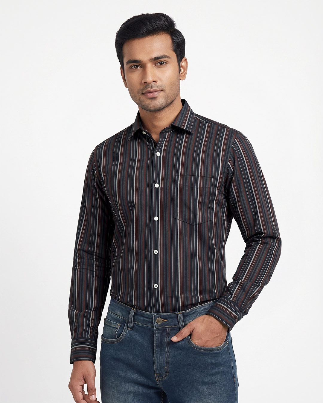 DEEN Striped Executive Formal Shirt - Image 2