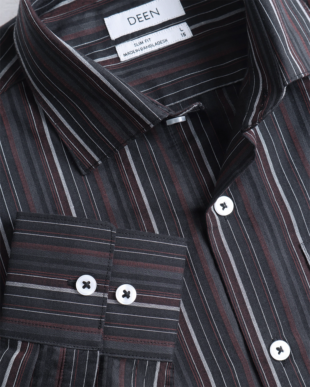 DEEN Striped Executive Formal Shirt - Image 4
