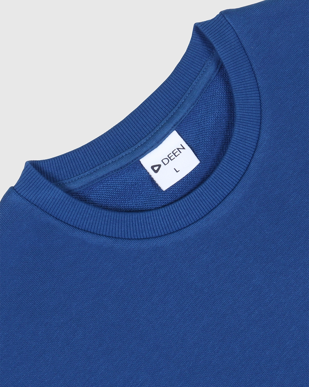 DEEN Blue Sweatshirt in Cotton-Terry - Image 3