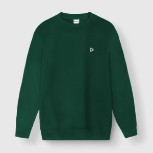 DEEN Bottle Green Sweatshirt in French-Terry