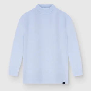 DEEN Sky Blue Full Sleeve Turtleneck T-shirt