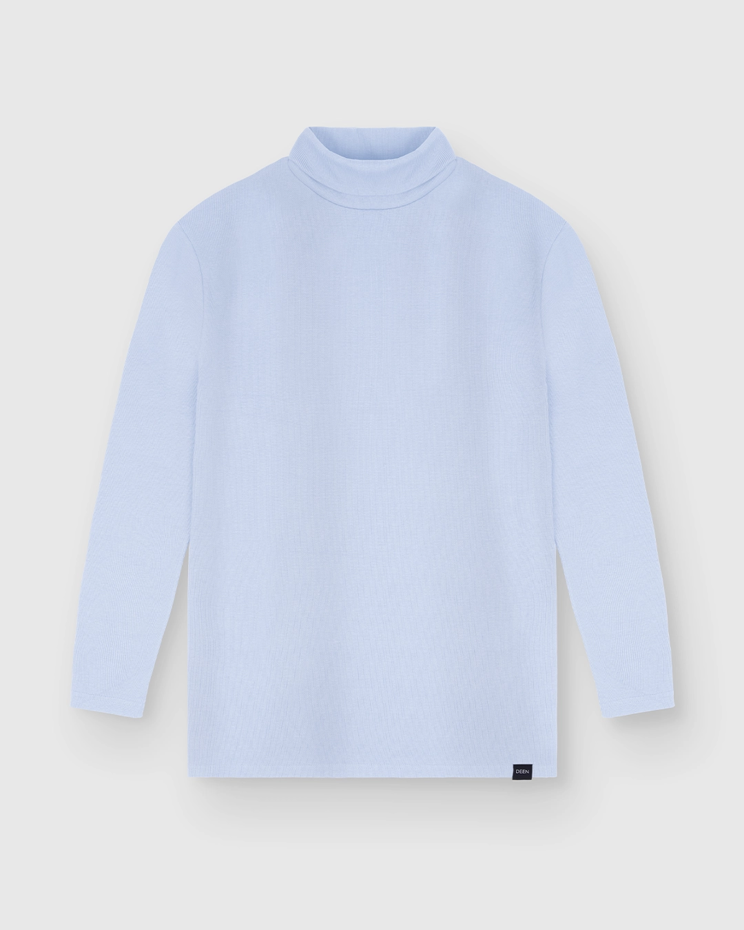 DEEN Sky Blue Full Sleeve Turtleneck T-shirt