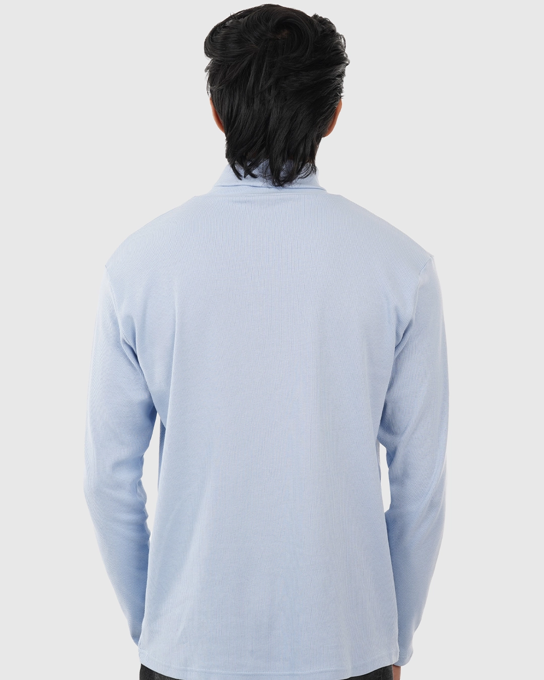 DEEN Sky Blue Full Sleeve Turtleneck T-shirt - Image 5