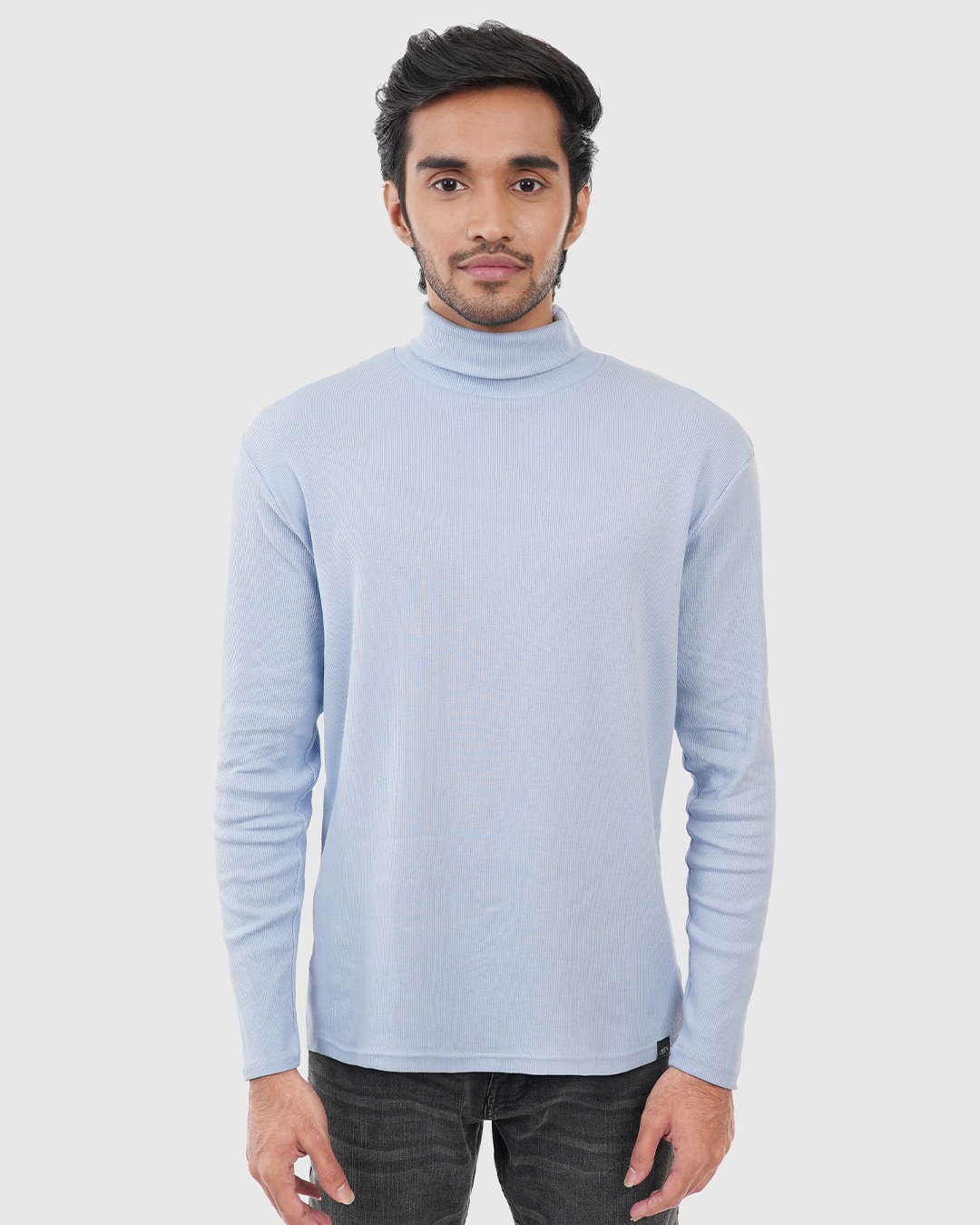 DEEN Sky Blue Full Sleeve Turtleneck T-shirt - Image 3