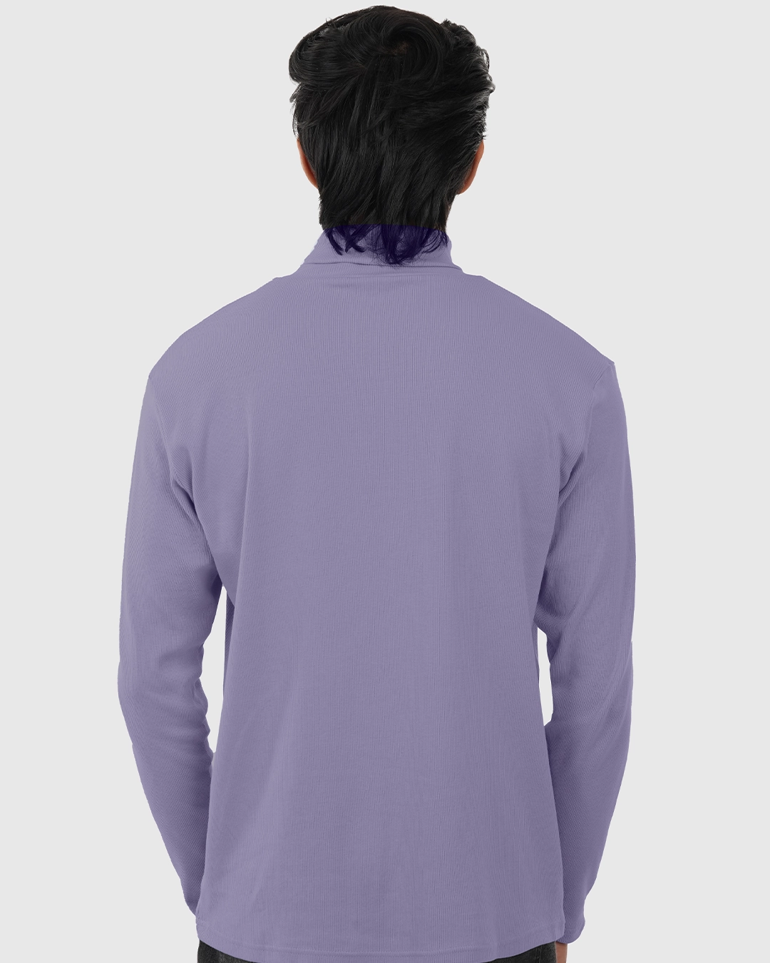 DEEN Lavender Full Sleeve Turtleneck T-shirt - Image 4
