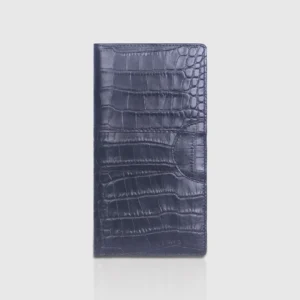 DEEN Crocodile Texture Leather Long Wallet