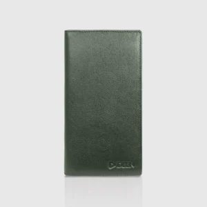 DEEN Green Leather Long Wallet