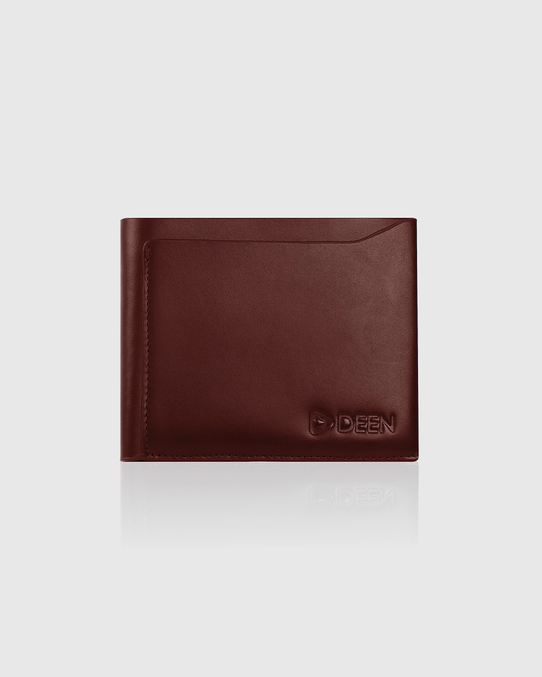 DEEN Polished Choco Bifold Leather Wallet
