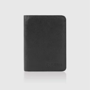 DEEN Gritty Black Multi-Chamber Bifold Wallet