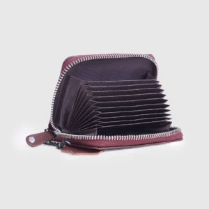 DEEN Compact Genuine Leather Card Holder