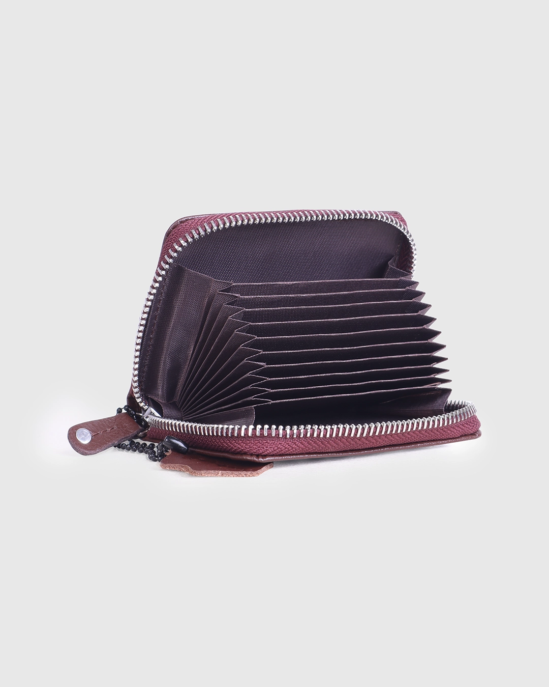DEEN Compact Genuine Leather Card Holder