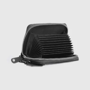 DEEN Compact Genuine Leather Card Holder