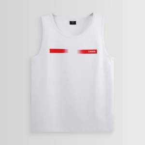 DEEN White Relaxed Graphic Tank Top