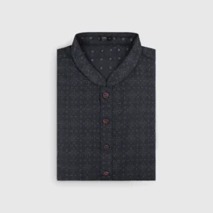DEEN Black Motif Semi Formal Panjabi