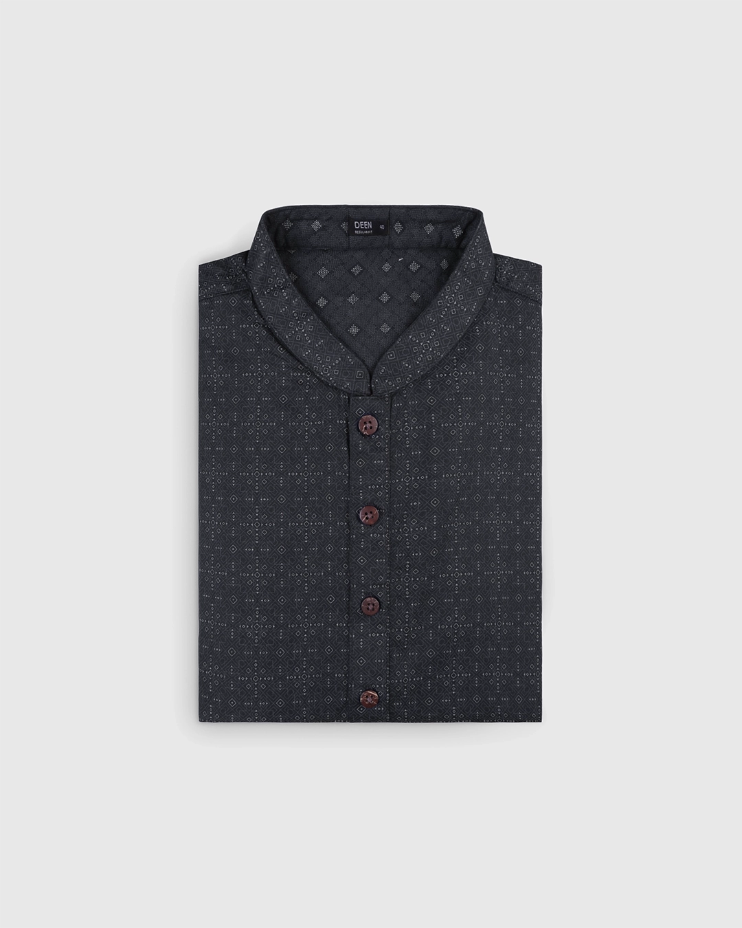 DEEN Black Motif Semi Formal Panjabi