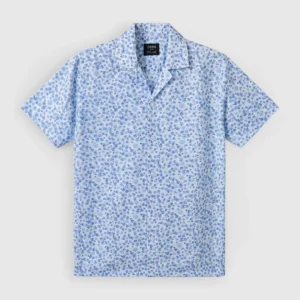 DEEN Floral Cuban Collar Shirt