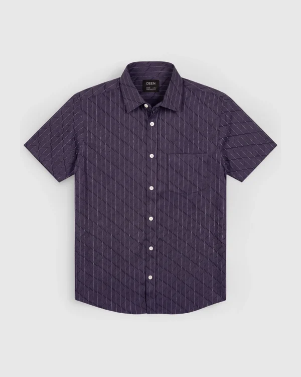 DEEN Grey Blush Casual Half Shirt