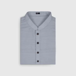 DEEN Grey Subtle Semi Formal Panjabi