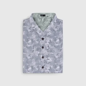 DEEN Ivory Floral Semi Formal Panjabi