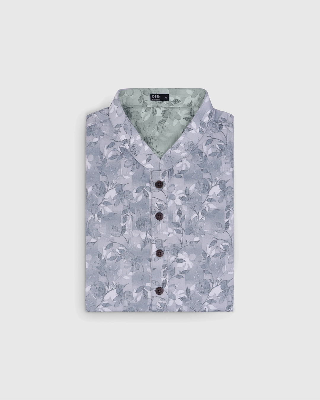 DEEN Ivory Floral Semi Formal Panjabi