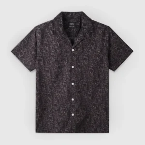 DEEN Paisley Cuban Collar Shirt