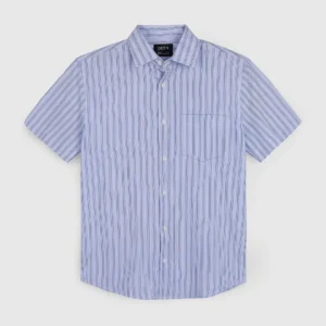 DEEN Sky Stripe Casual Half Shirt