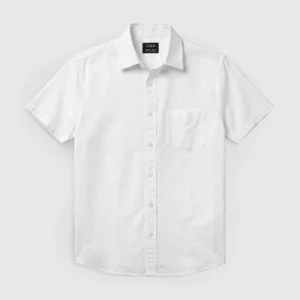 DEEN White Casual Half Shirt